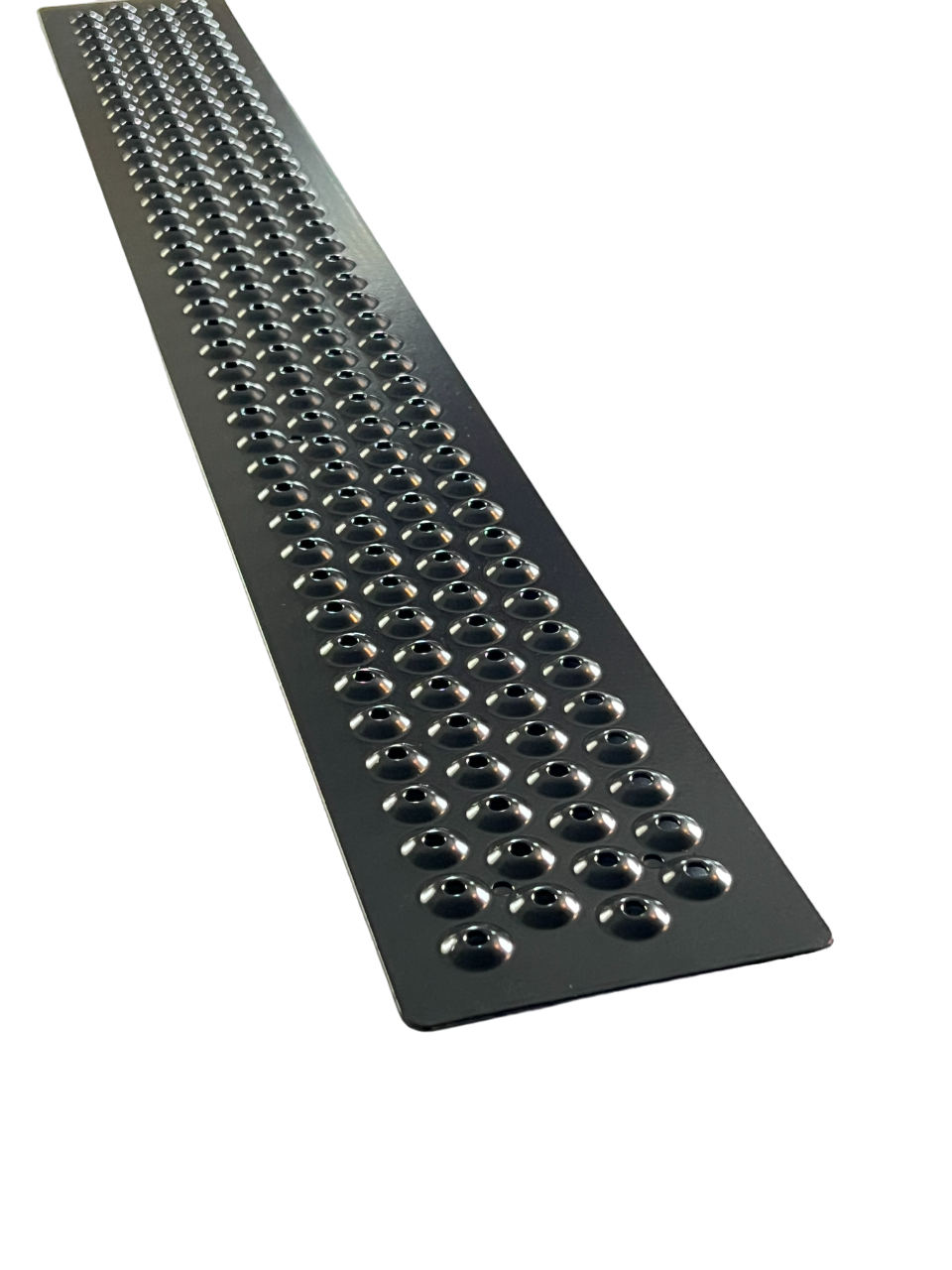Aluminum Stair Cover Treads - Signal Black, Includes Stainless Steel 1