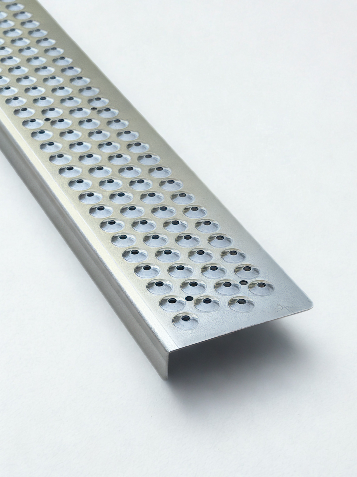 Aluminum Grip Stair Cover Treads - Mill Finish, Includes Stainless Steel 1" Screws - 3" x 32" w/ 1" Nose