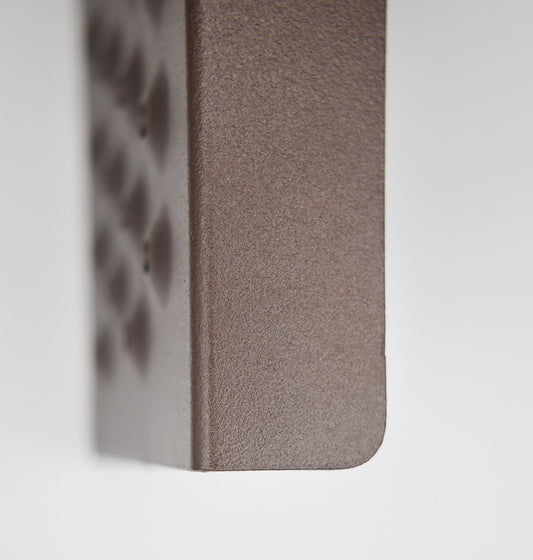 Anti-Slip Aluminum Stair Tread Cover w/ Nose – Outdoor Grip (Super Grip Brown)