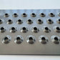 Aluminum Grip Stair Cover Treads - Pearl Mouse Gray, Includes Stainless Steel 1" Screws - 4" x 32"