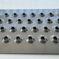Aluminum Grip Stair Cover Treads - Pearl Mouse Gray, Includes Stainless Steel 1" Screws - 4" x 32"