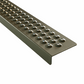 Aluminum Grip Stair Cover Treads - Pearl Mouse Gray, Includes Stainless Steel 1" Screws - 3" x 32" w/ 1" Nose