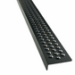 Aluminum Grip Stair Cover Treads - Signal Black, Includes Stainless Steel 1" Screws - 3" x 32" w/ 1" Nose