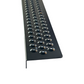 Aluminum Grip Stair Cover Treads - Signal Black, Includes Stainless Steel 1" Screws - 3" x 32" w/ 1" Nose