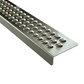 Aluminum Grip Stair Cover Treads - Mill Finish, Includes Stainless Steel 1" Screws - 3" x 32" w/ 1" Nose