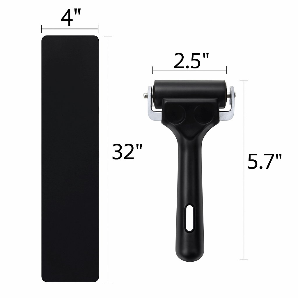 16 Pack Non-Slip Stair Treads, 4" x 32" Anti Slip Resistant Stairs Tread Grip Tape - Black