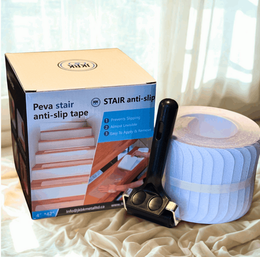 16 Pack Non-Slip Stair Treads, 4" x 42" Anti Slip Resistant Stairs Tread Grip Tape - Clear