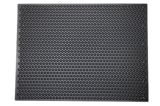 Aluminum Grip Stair Cover Landing Treads - Super Grip Black