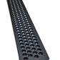 Anti-Slip Aluminum Stair Tread Cover w/ Nose – Outdoor Grip (Super Grip Black)