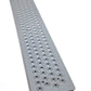 Anti-Slip Aluminum Stair Tread Cover w/ Nose – Outdoor Grip (Super Grip Silver)