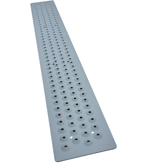 Aluminum Grip Stair Cover Treads - Super Grip Silver