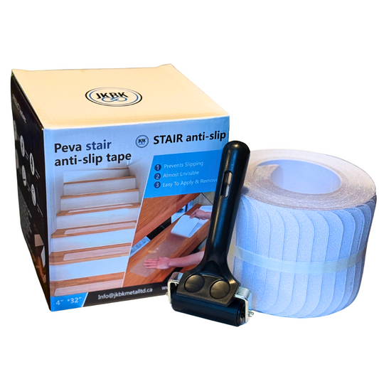16 Pack Non-Slip Stair Treads, 4" x 32" Anti Slip Resistant Stairs Tread Grip Tape - Clear