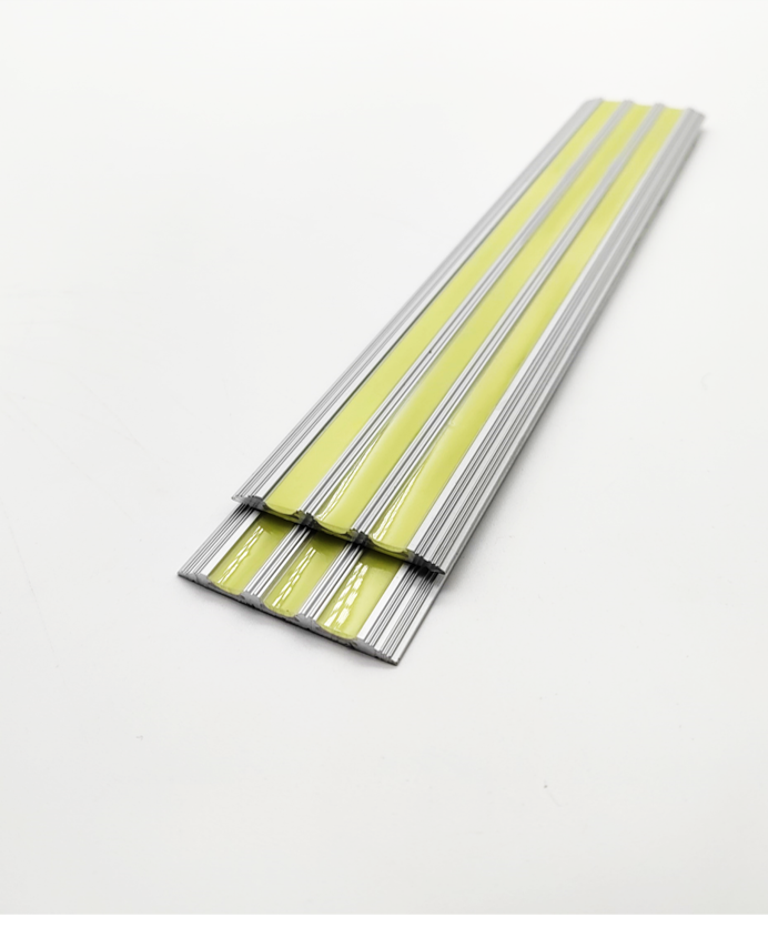 Non-Slip Aluminum Glow Stair Strip w/ 3M Foam Tape
